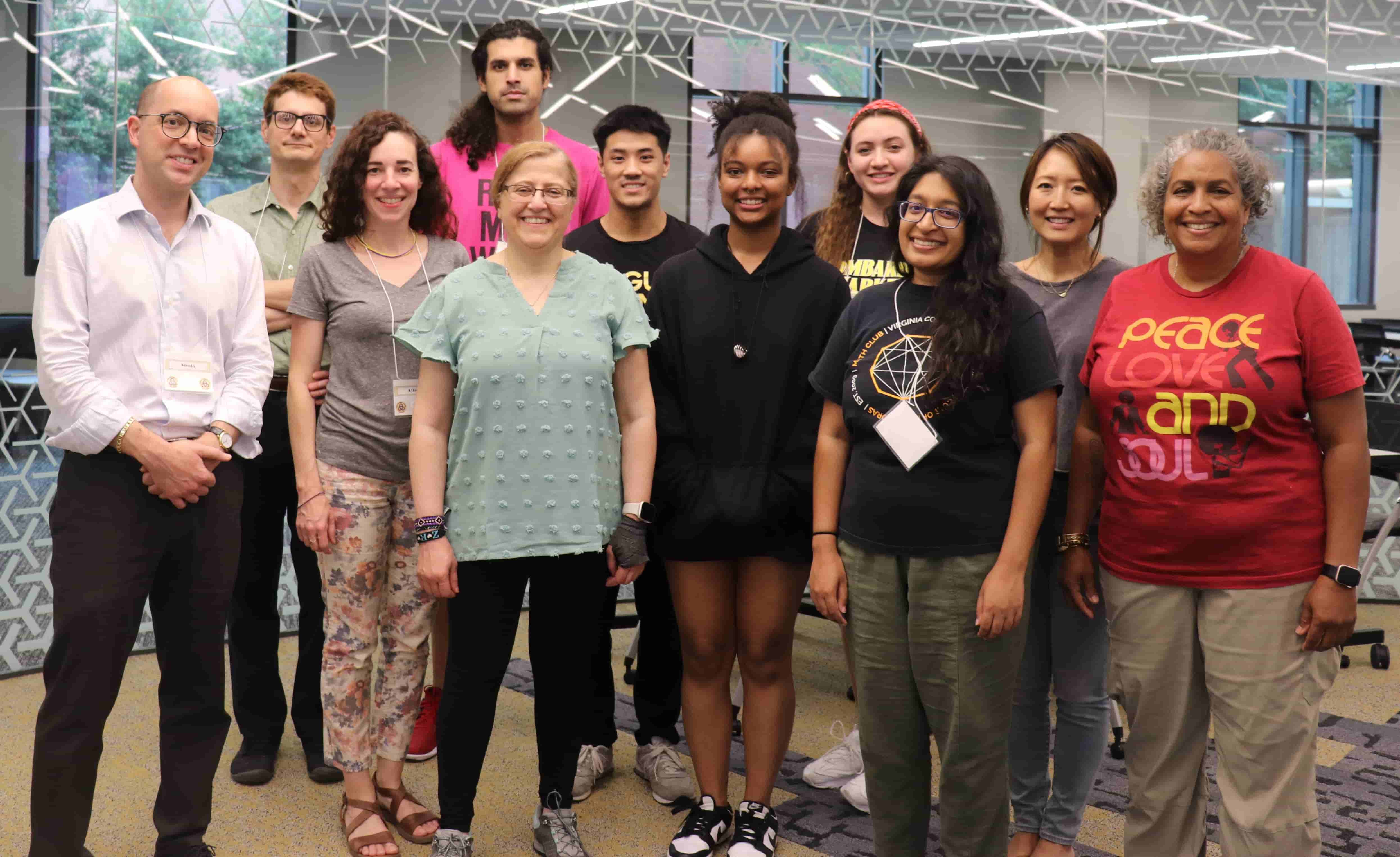 Organizers and volunteers, VCU Geometry Summer Camp 2023.